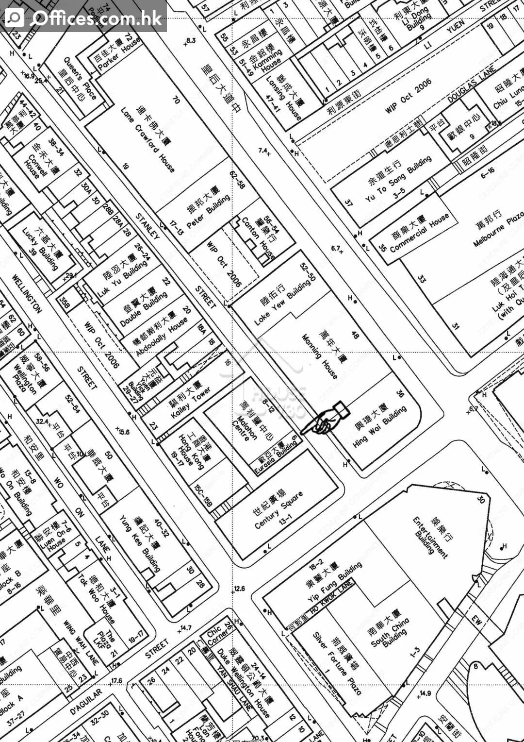 香港中环士丹利街0006号欧亚大厦地下