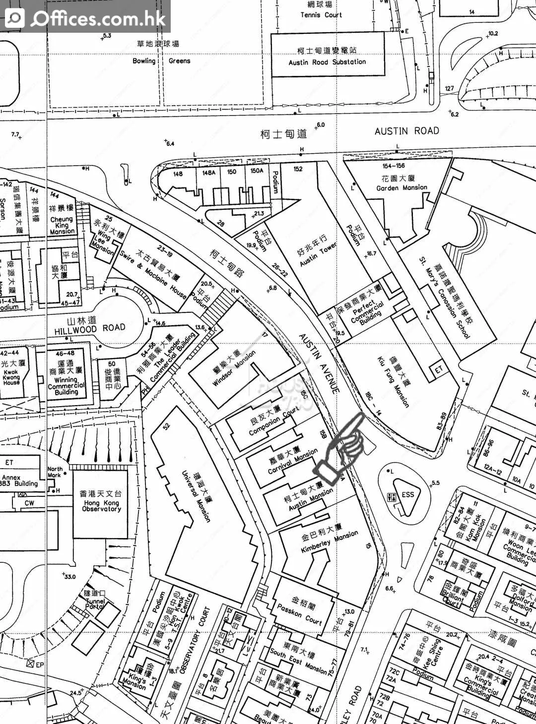 九龙尖沙咀金巴利道0083-0089号侨丰大厦地下6a (1
